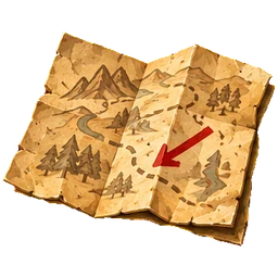 Mapa s nápisem „Tady jsi"